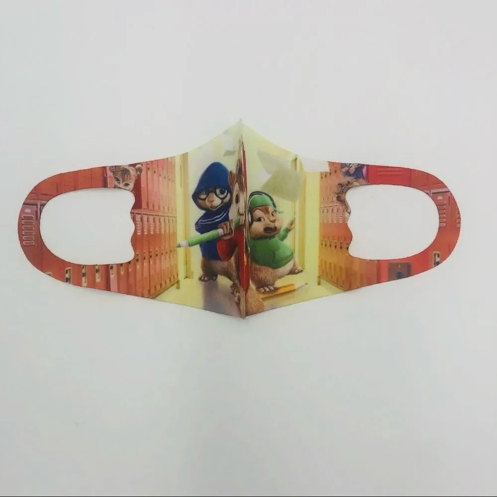 Brand New Kids Tom & Jerry Reusable Face Mask Material Ice Silk